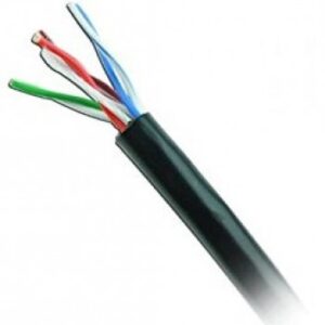 Cable UTP WAM CAT5e-OUTDOOR-NEGRO, 305 m, Negro, CAT5e