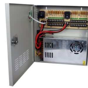 Fuente de poder Dahua Technology regulada En gabinete, 12v a 30 A, distribuidor para 18 Cámaras