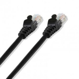 Cordón de Parcheo Cat. 5e, 4.5 m, (24 AWG), 4.5 mts. (15ft) cableado estándar T-568B, NEGRO