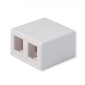 Caja de Montaje 2P LOGICO SMB202, Color blanco