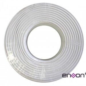 Cable para Alarma 6C/22W Serie ECO Bobina ENSON 32203W305, 305 m, Blanco, Multi-Wire 22 AWG, Cobre