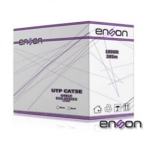 Bobina ENSON 12251W305, 305 m, Color blanco, CAT5e