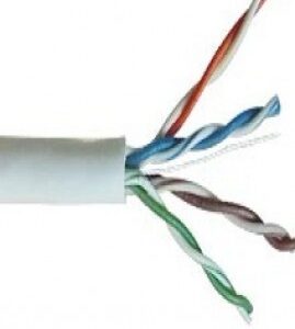 Cable UTP Cat5e ENSON 12251W100, 100 m, Blanco