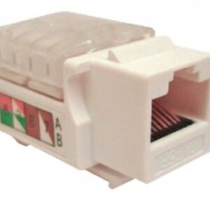 Jack BROBOTIX 230201, Color blanco, CAT5e