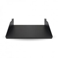CHAROLA LISA PARA RACK 2U X 35 CMS BROBOTIX 830733, Negro, Acero, 20 kg, 2U