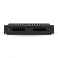 ORGANIZADOR METALICO HORIZONTAL DE 2U BROBOTIX 830878, Negro, Acero, 2U - Image 2