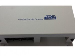 Protector de líneas telefónicas TDE 4PL4, color blanco, universal