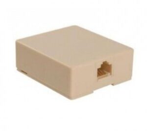 Protector de línea telefónica TDE, beige, universal