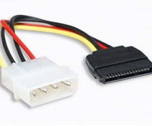 Cable de Corriente MANHATTAN, 4-pin Molex, Macho/Macho, 0,16 m