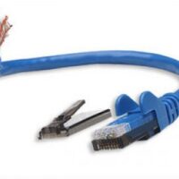 Cable de parcheo INTELLINET, 0,5 m, RJ-45, RJ-45, Macho/Macho, Azul - Image 2