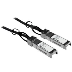 Cable de red StarTech.com, 2 m, SFP+, SFP+, Macho/Macho, Negro