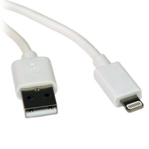 Cable Lightning TRIPP-LITE, 1,8 m, USB A, Lightning, Macho/Macho, Color blanco