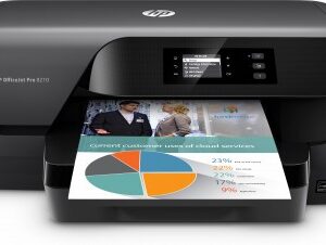 Impresora HP OfficeJet Pro 8210, 1200 x 1200 DPI, Inyección de tinta, 22 ppm, 250 hojas, 30000 páginas por mes