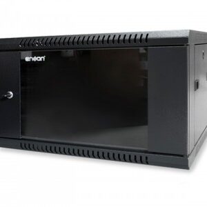 Gabinete Pared 6U ENSON ENS-RKGB6U, Negro, Rack o bastidor independiente, 60 kg, 6U