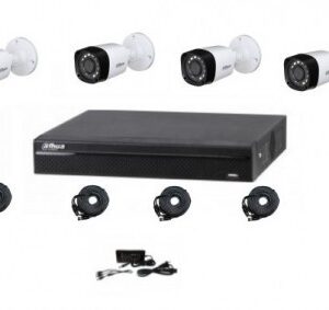 Kit DVR Dahua Technology DH-KIT/ XVR1B08/4-B1A21, Policarbonato, 8, H265+, 1080p (2MP)