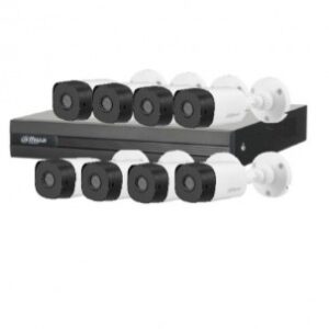 Kit 8 Canales 1080p Dahua Technology DH-KIT/ XVR1B08/8-B1A21, Policarbonato, 8, H265+, 1080p (2MP)