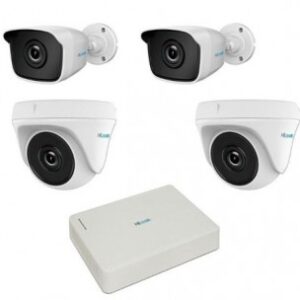 Sistema Completo de CCTV HILOOK KIT7202BD, Policarbonato, 4, H.264, 720p (1MP)