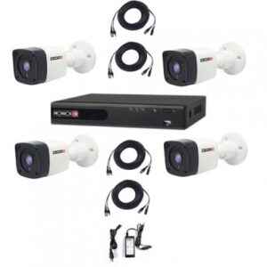 Kit de Video Vigilancia PROVISION-ISR PAK720PX4, Policarbonato, 4, H.264, 720p (1MP)