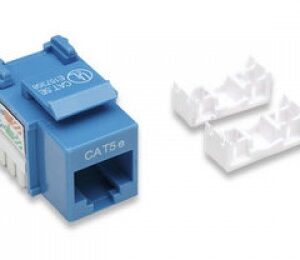 Keystone Jack INTELLINET, RG45, Azul, De plástico