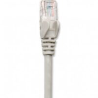 Cable de parcheo INTELLINET, 1 M, RJ-45, RJ-45, Macho/Macho, Gris