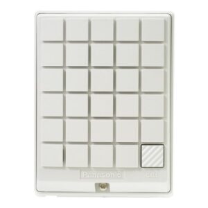 Frente de portero PANASONIC KX-T30865X, gris de plástico