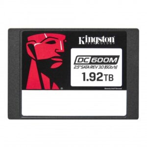 UNIDAD DE ESTADO SOLIDO SSD KINGSTON DC600M, 1920GB, ENTERPRICE SATA 2.5, LECT.560, ESCR.530MBS, PARA SERVIDOR