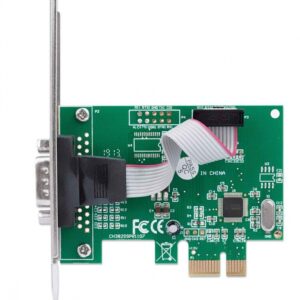 TARJETA SERIAL PCI EXPRESS, UN PUERTO, LÍNEA X1, SE PUEDE INSTALAR EN BUSES PCI EXPRESS VÍA X1, X2, X4, X8 Y X16