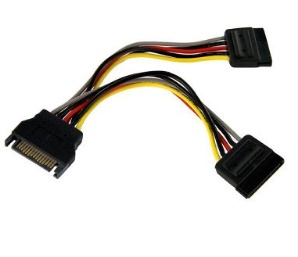 CABLE SATA P/CORRIENTE DOBLE A.6