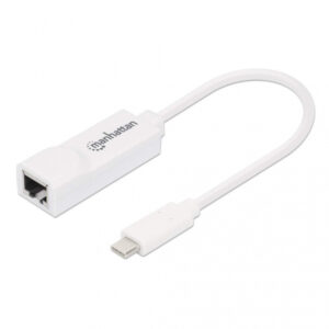 ADAPTADOR DE USB TIPO C A RED GIGABIT, COMPATIBLE CON MACBOOK Y CHROMEBOOK PIXEL