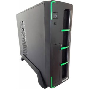 GABINETE EVOTEC SLIM ARUBA VERDE FUENTE 600W