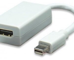 Adaptador mini displayport a HDMI MANHATTAN, Color blanco