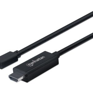Cable Mini DisplayPort a HDMI MANHATTAN 153232, 1.8 m, Mini DisplayPort, HDMI, Negro, Macho/Macho