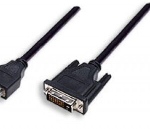 Cable DVI a HDMI MANHATTAN, HDMI, DVI-D, Macho/Macho, Negro