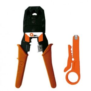 Pinza ponchadora 3 en 1 BAGONG Qian QAP-37401, Acero, Naranja, No