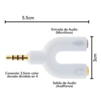 Adaptador Stereo BROBOTIX "Y" HEMBRA 3.5 - Image 4