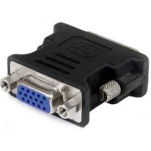 Adaptador DVI a VGA BROBOTIX, Negro, DVI-I, VGA