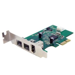 Adaptador Tarjeta FireWire PCI-Express Bajo P StarTech.com PEX1394B3LP, PCIe, 800 Mbit/s, Alámbrico