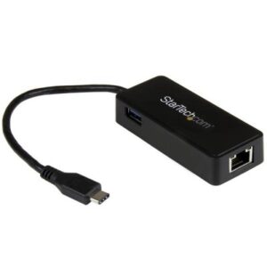 Adaptador de Red Gigabit USB-C con Puerto USB StarTech.com US1GC301AU