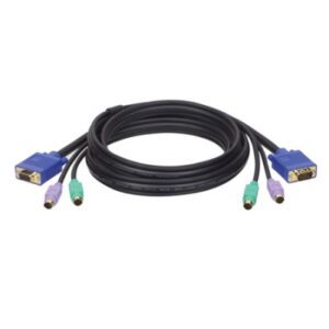 Cables 3 en 3 TRIPP-LITE P753-006, 1,8 m, HD15 F, 2x MiniDIN-6, HD15 M, 2x MiniDIN-6