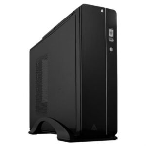 GABINETE ACTECK BERN TD510, SLIMLINE, PC, MICRO-ATX, NEGRO, 500 W