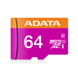 MEMORIA MICRO SD ADATA UHS-I U1, 64 GB, 30 MB/S, 10 MB/S, NEGRO