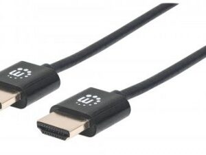 Cable HDMI 2.0 MANHATTAN 394369, 1,8 m, HDMI, HDMI, Macho/Macho, Negro