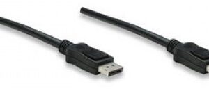 Cable DisplayPort M MANHATTAN 307093, 3 m, DisplayPort, DisplayPort, Negro