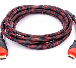 Cable HDMI Naceb Technology, 1,5 m, HDMI, Macho/Macho, Rojo