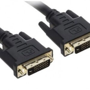 Cable DVI BROBOTIX 105718, 2 m, DVI-I, Negro