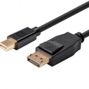 Cable Displayport a Mini Displayport BROBOTIX 014219, DisplayPort, Mini DisplayPort, Negro