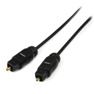 Cable de audio StarTech.com, 3,05 m, Macho/Macho, Negro