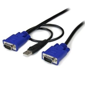 Cable KVM StarTech.com SVECONUS10, 3 m, USB A + VGA, VGA, Macho/Macho