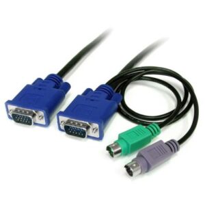 Cable KVM StarTech.com SVECON6, 1,8 m, 2 x PS/2, 2 x VGA