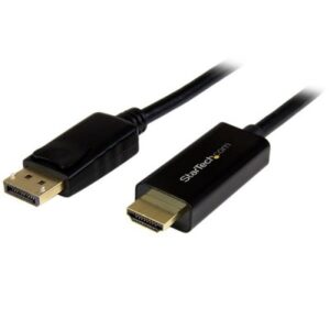 Cable Convertidor DisplayPort a HDMI StarTech.com, Negro